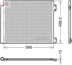 DENSO Condensator, climatizare DENSO DCN46026 (DCN46026) - automobilus