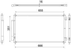 MAHLE Condensator, climatizare MAHLE BEHR AC 811 000S (AC 811 000S)