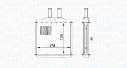 Magneti Marelli Schimbător de căldură, încălzire habitaclu MAGNETI MARELLI 350218432000 (350218432000) - automobilus