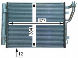 MAHLE Condensator, Climatizare Ac709000P Hyundai Elantra Iv/I30 Kia Cee'D/Pro Cee'D