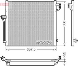 DENSO Condensator, climatizare DENSO DCN17058 (DCN17058)