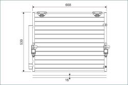 VALEO Condensator, climatizare VALEO 822621 (822621) - automobilus