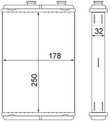 MAHLE Schimbator Caldura, Incalzire Habitaclu Ah10000S Citroën C8/Jumpy Ii Fiat Scudo
