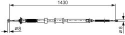 Bosch Cablu, frana de parcare BOSCH 1 987 482 389 (1 987 482 389)