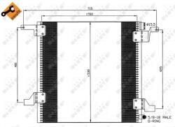 NRF Condensator, Climatizare 35579 Mercedes-Benz M-Class