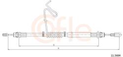COFLE Cablu, frana de parcare COFLE 11.5684 (11.5684) - automobilus