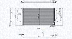 Magneti Marelli Condensator, climatizare MAGNETI MARELLI 350203842000 (350203842000) - automobilus