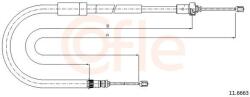 COFLE Cablu, frana de parcare COFLE 11.6663 (11.6663) - automobilus