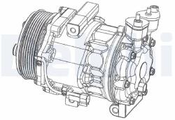 DELPHI Compresor, climatizare DELPHI CS20351 (CS20351) - automobilus