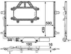 MAHLE Condensator, Climatizare Ac453000P Mercedes-Benz Cls/E-Class/E-Class T-Model (AC453000P)