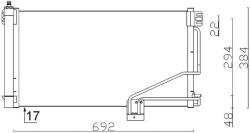 MAHLE Condensator, Climatizare Ac347001S Mercedes-Benz C-Class/C-Class T-Model/Clk (AC347001S)