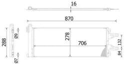 MAHLE Condensator, Climatizare Ac368000S Citroën Jumper I/Jumper Ii Fiat Ducato (AC368000S)