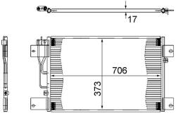 MAHLE Condensator, climatizare MAHLE BEHR AC 533 000S (AC 533 000S)