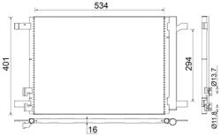 MAHLE Condensator, Climatizare Ac772000S Audi A1/A1 Allstreet/A1 City Carver/A3/Q2/Q3