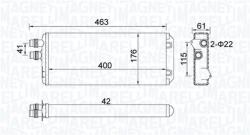 MAGNETI MARELLI Schimbator Caldura, Incalzire Habitaclu 350218325000 Iveco Stralis I (350218325000)
