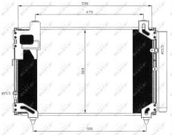 NRF Condensator, Climatizare 35596 Toyota Avensis/Corolla Verso (35596)