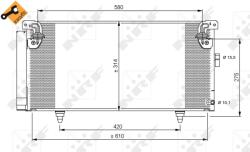 NRF Condensator, Climatizare 35868 Subaru Legacy Iv/Outback