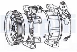 DELPHI Compresor, climatizare DELPHI CS20533 (CS20533) - automobilus