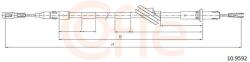 COFLE Cablu, frana de parcare COFLE 10.9592 (10.9592) - automobilus