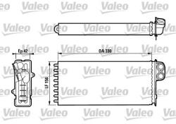 VALEO Schimbător de căldură, încălzire habitaclu VALEO NEW ORIGINAL PART 812128 (812128)