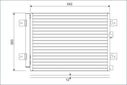 VALEO Condensator, Climatizare 814077 Dacia Duster/Logan/Logan Pick-Up/Sandero