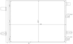 NRF Condensator, Climatizare 350465 Mercedes-Benz A-Class/B-Class/Cla/Gla/Glb