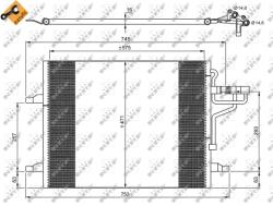 NRF Condensator, Climatizare 35936 Ford Kuga I (35936)