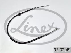 LINEX Cablu, frana de parcare LINEX 35.02. 49 (35.02.49) - automobilus
