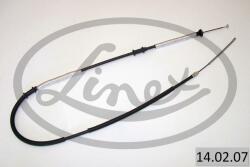 LINEX Cablu, frana de parcare LINEX 14.02. 07 (14.02.07) - automobilus