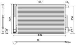 E-KRAFT Condensator, climatizare E-KRAFT 1924005019 (1924005019)