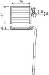 VALEO Schimbator Caldura, Incalzire Habitaclu 811510 Ford Fiesta/Fiesta Vi