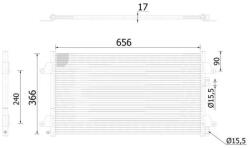 MAHLE Condensator, Climatizare Ac366000S Renault Laguna Ii/Vel Satis