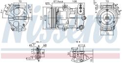 NISSENS Compresor, climatizare NISSENS ** FIRST FIT ** 890663 (890663)