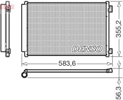 DENSO Condensator, climatizare DENSO DCN09146 (DCN09146) - automobilus