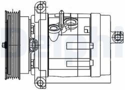 DELPHI Compresor, climatizare DELPHI TSP0155984 (TSP0155984)