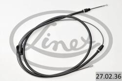 LINEX Cablu, frana de parcare LINEX 27.02. 36 (27.02.36) - automobilus