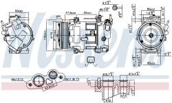 NISSENS Compresor, climatizare NISSENS ** FIRST FIT ** 890606 (890606)