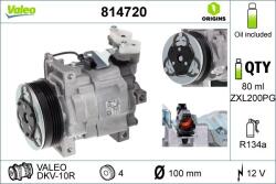VALEO Compresor, climatizare VALEO ORIGINS NEW OE TECHNOLOGY 814720 (814720)