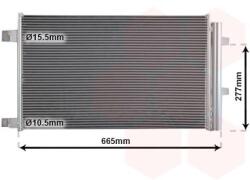VAN WEZEL Condensator, climatizare VAN WEZEL 33015703 (33015703)