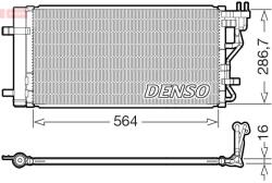 DENSO Condensator, climatizare DENSO DCN41027 (DCN41027)