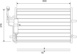 VALEO Condensator, climatizare VALEO 814265 (814265)