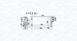 Magneti Marelli Schimbător de căldură, încălzire habitaclu MAGNETI MARELLI 350218416000 (350218416000) - automobilus