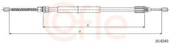 COFLE Cablu, frana de parcare COFLE 10.6543 (10.6543) - automobilus