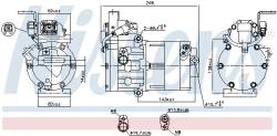 NISSENS Compresor, climatizare NISSENS ** FIRST FIT ** 890770 (890770)