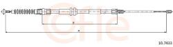COFLE Cablu, frana de parcare COFLE 10.7433 (10.7433)