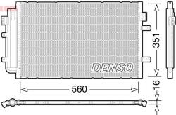 DENSO Condensator, climatizare DENSO DCN12005 (DCN12005) - automobilus