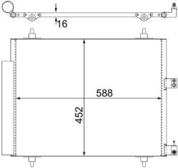 MAHLE Condensator, climatizare MAHLE BEHR AC 515 000S (AC 515 000S)