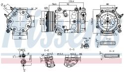 NISSENS Compresor, climatizare NISSENS ** FIRST FIT ** 890780 (890780)