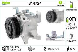 VALEO Compresor, climatizare VALEO ORIGINS NEW OE TECHNOLOGY 814724 (814724)