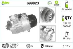 VALEO Compresor, climatizare VALEO RE-GEN REMANUFACTURED 699823 (699823)